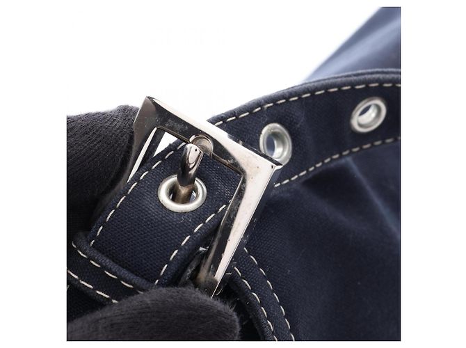 Fendi Mamma Bucket Shoulder Bag Navy blue - view 12