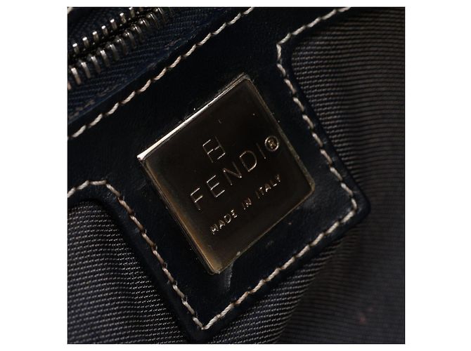 Fendi Mamma Bucket Shoulder Bag Navy blue - view 4