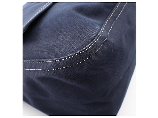 Fendi Mamma Bucket Shoulder Bag Navy blue - view 8