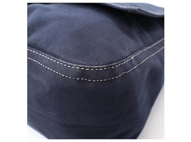 Fendi Mamma Bucket Shoulder Bag Navy blue - view 9