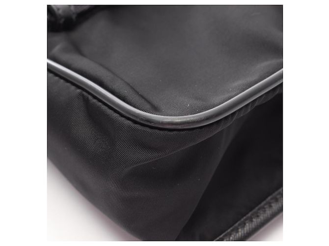 Saffiano Borsa a Spalla/Borsa a Mano Prada VIAGGIO Nero - vista 7