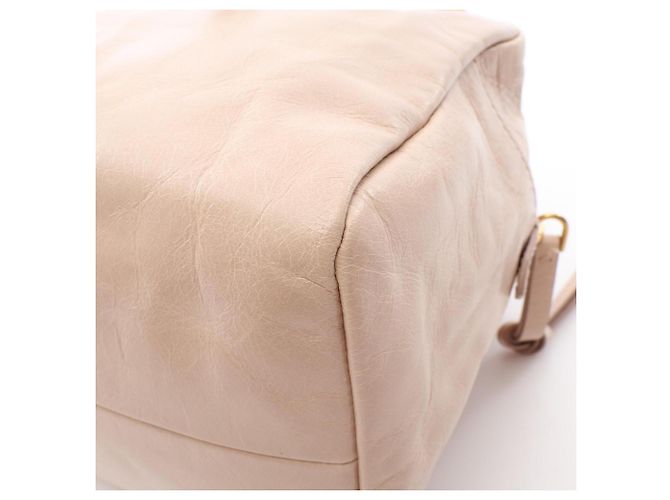 Bolso de hombro Prada Tangle Medium Beige - vista 7