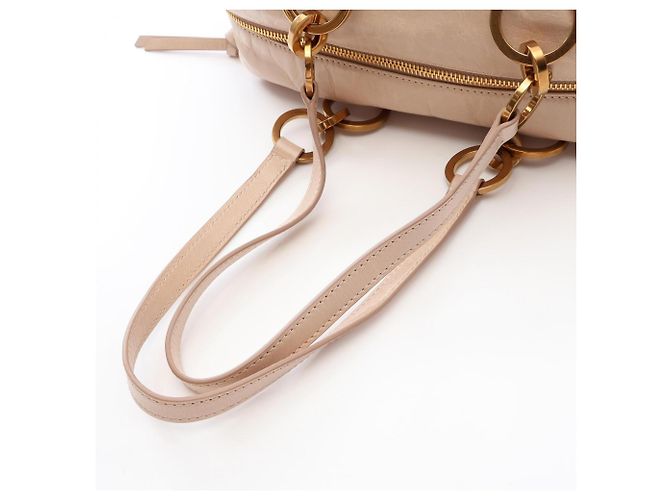 Bolso de hombro Prada Tangle Medium Beige - vista 9