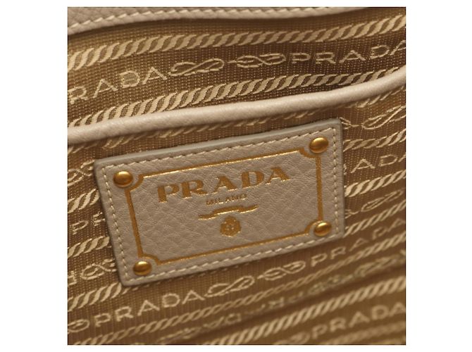 Borsa Tote 2-Way Prada VIT.DAINO Beige - vista 4