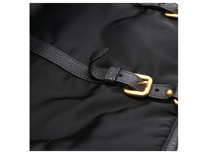 Prada PRADA Logo 2-Way Handtasche Schwarz - Ansicht 8