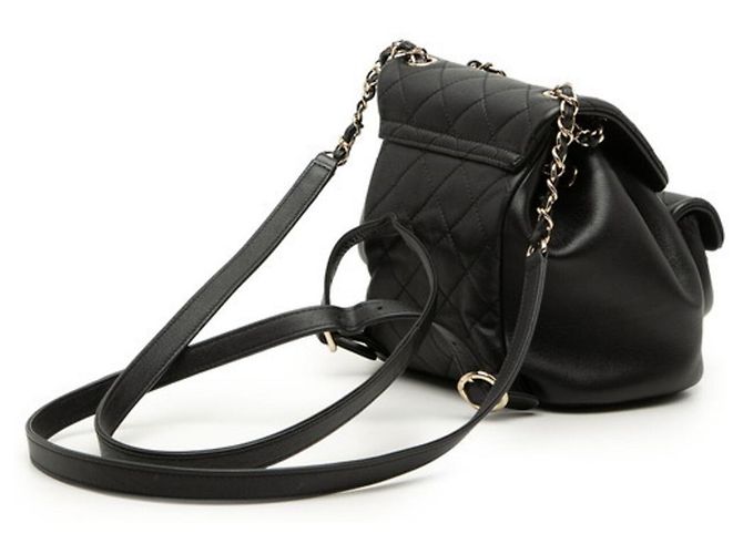 Piccolo zaino Chanel Matelassé Coco Mark Nero - vista 2
