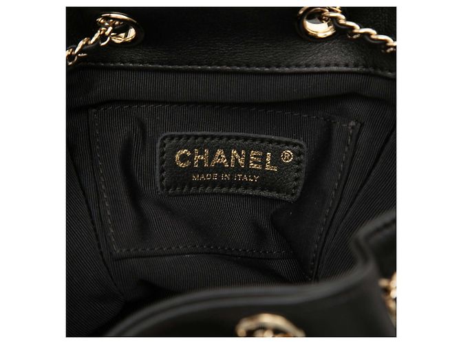 Piccolo zaino Chanel Matelassé Coco Mark Nero - vista 5