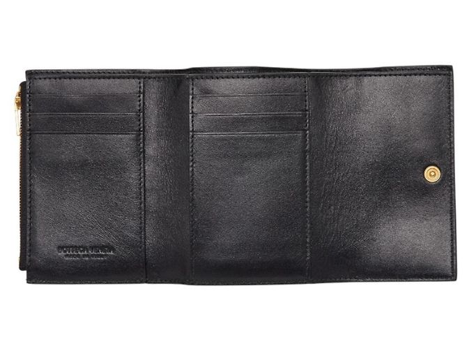 Portafoglio tri-fold Maxi Intrecciato Cassette Bottega Veneta Nero - vista 6