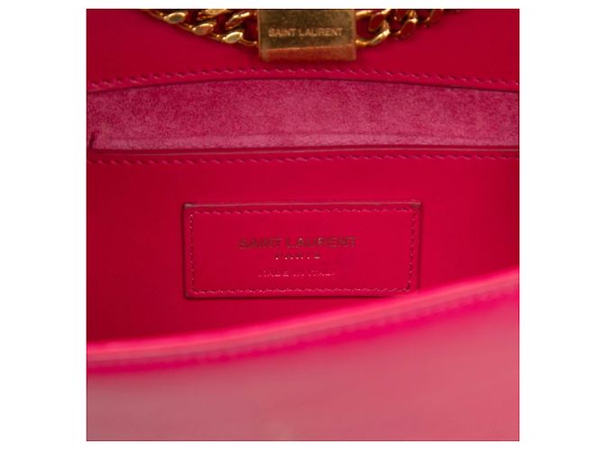 Borsa a tracolla Saint Laurent YSL Monogram Classic Kate Tassel Chain Rosa - vista 5