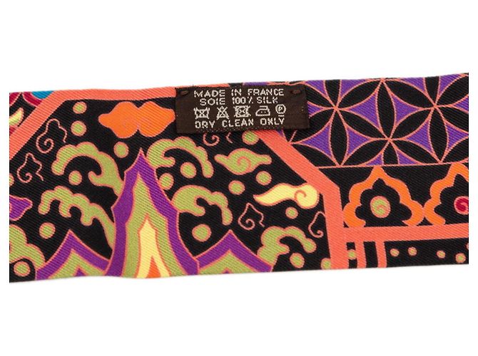 Hermès Hermes Twilly Seidentuch mehrfarbig Mehrfarben - Ansicht 4