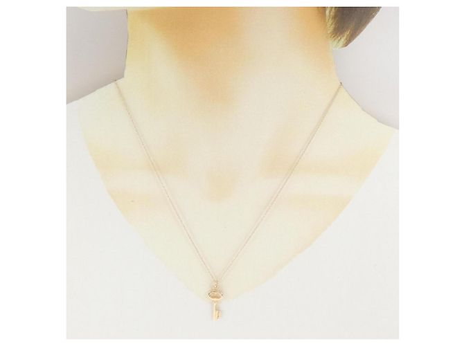 Tiffany & Co Colar mini Tiffany Vintage Oval Key Dourado - vista 5