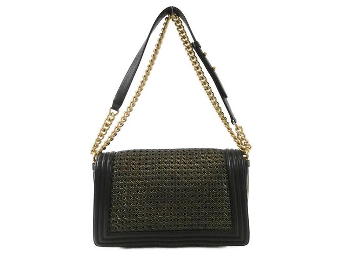 Borsa a Spalla Chanel Boy Line 90183 Nero - vista 2