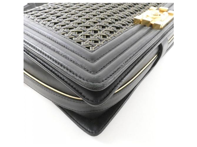 Borsa a Spalla Chanel Boy Line 90183 Nero - vista 3