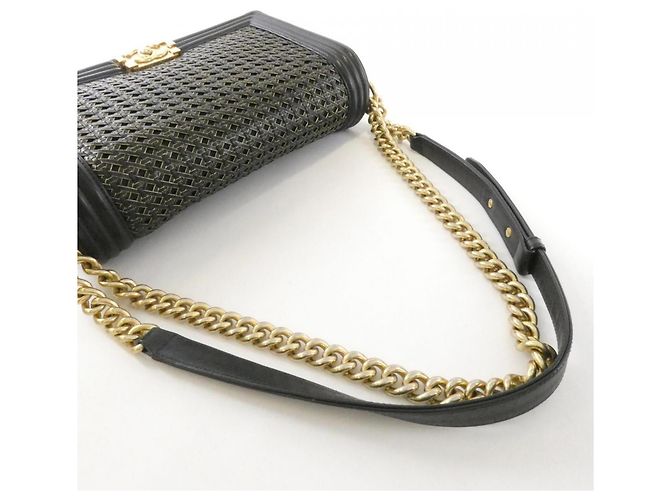 Borsa a Spalla Chanel Boy Line 90183 Nero - vista 5