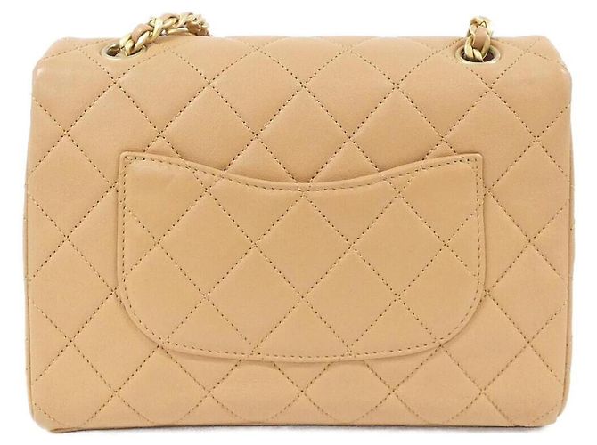 Borsa a tracolla in pelle beige Chanel AS3885 - vista 2