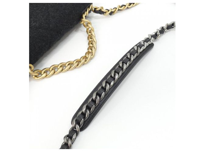 Borsa a Spalla Chanel 19 AS1160 Nero - vista 8