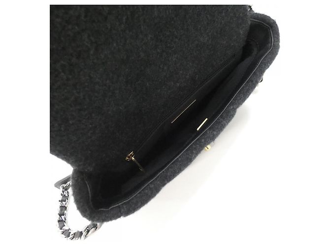 Borsa a Spalla Chanel 19 AS1160 Nero - vista 9