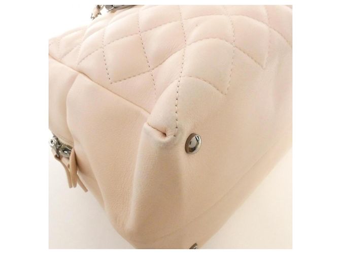 Borsa Chanel 93971 in pelle di vitello rosa - vista 3