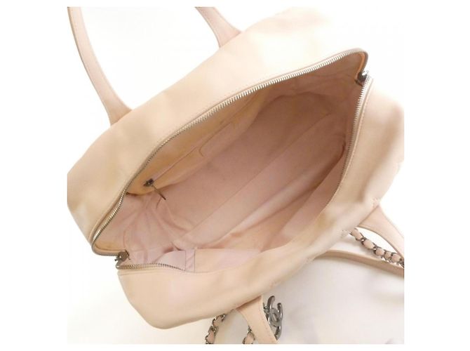 Borsa Chanel 93971 in pelle di vitello rosa - vista 9
