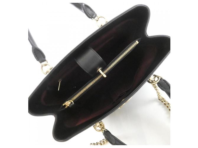 Borsa Chanel 57553 in pelle di vitello nera Nero - vista 7