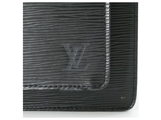 Borsa Louis Vuitton Monceau 28 Nero - vista 10
