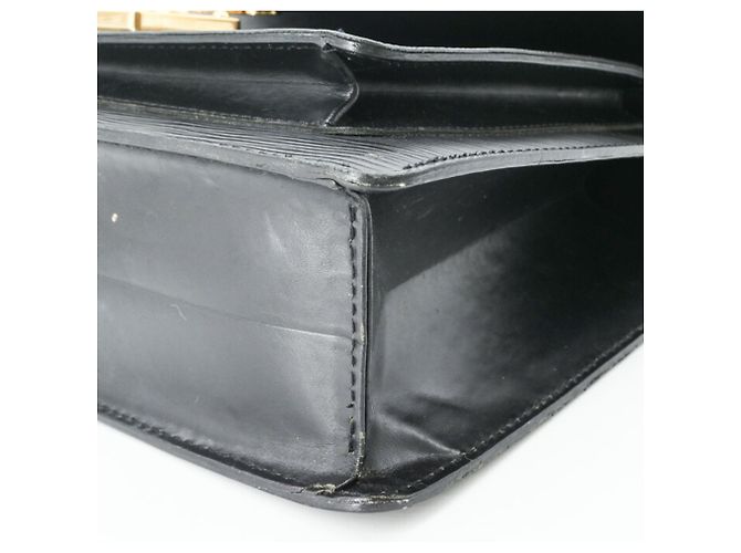 Borsa Louis Vuitton Monceau 28 Nero - vista 9
