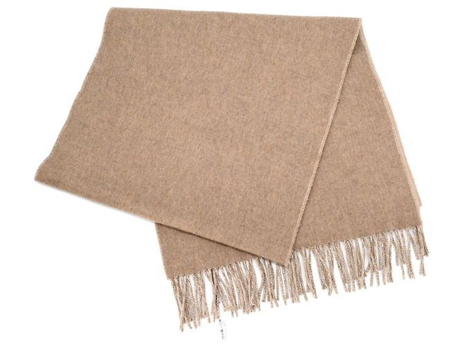 Hermès Hermes Cashmere-Stola Farbe Etoupe Beige - Ansicht 2