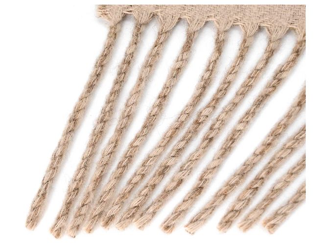 Hermès Hermes Cashmere-Stola Farbe Etoupe Beige - Ansicht 8