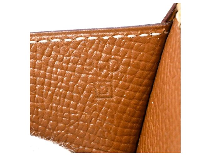Cartera larga clásica Hermès Bearn Castaño - vista 14