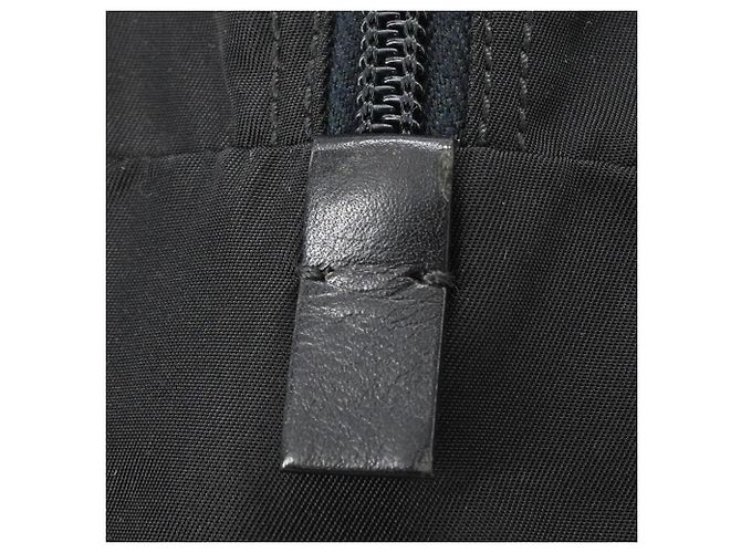Prada Nylon Bowling Bag Tote Schwarz Weiß - Ansicht 13