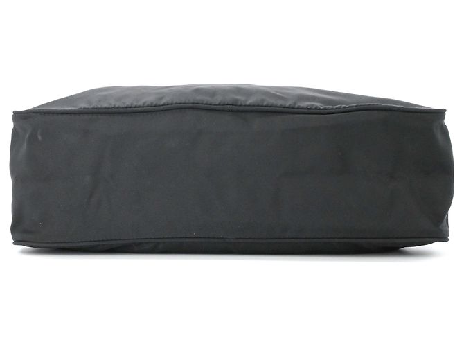 Prada Nylon Bowling Bag Tote Schwarz Weiß - Ansicht 5