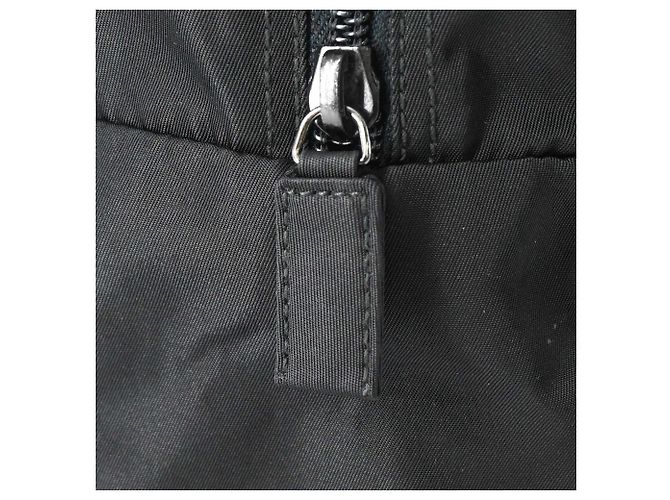 Prada Nylon Bowling Bag Tote Schwarz Weiß - Ansicht 6