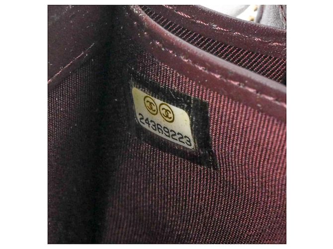 Monedero de piel de becerro granulado negro Chanel - vista 16