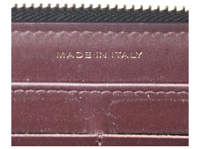 Monedero de piel de becerro granulado negro Chanel - vista 9
