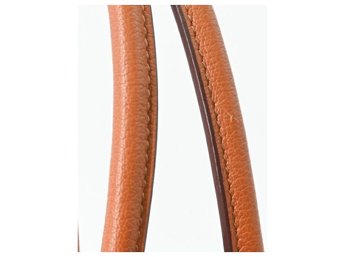Hermès Bolsa Tote HERMES Garden 30 TPM Marrom Laranja - vista 13