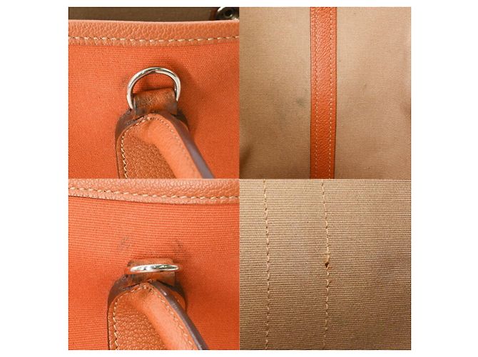 Hermès Bolsa Tote HERMES Garden 30 TPM Marrom Laranja - vista 15