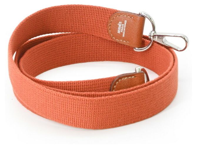 Hermès Bolsa Tote HERMES Garden 30 TPM Marrom Laranja - vista 17