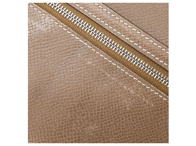 Hermès Bearn Soufflé Long Wallet aus graumeliertem Epsom-Leder - Ansicht 16