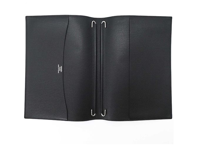 Hermès Hermes Agenda Globe-Trotter Notebook Cover Black - view 7