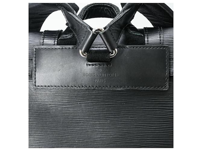 Zaino Louis Vuitton Epi Christopher MM Nero - vista 13