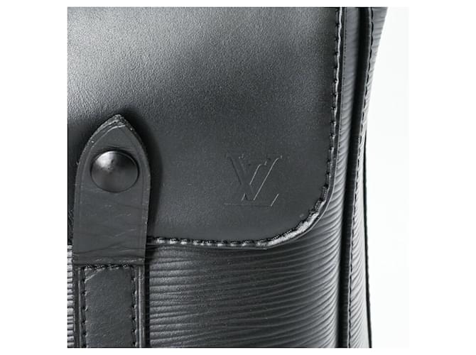 Zaino Louis Vuitton Epi Christopher MM Nero - vista 15