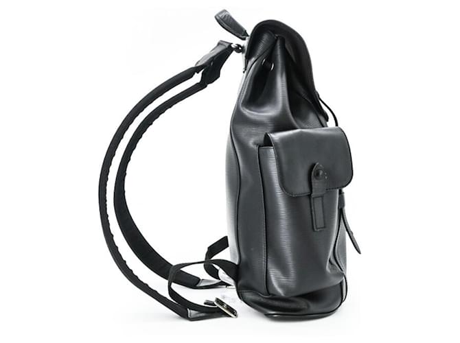 Zaino Louis Vuitton Epi Christopher MM Nero - vista 3