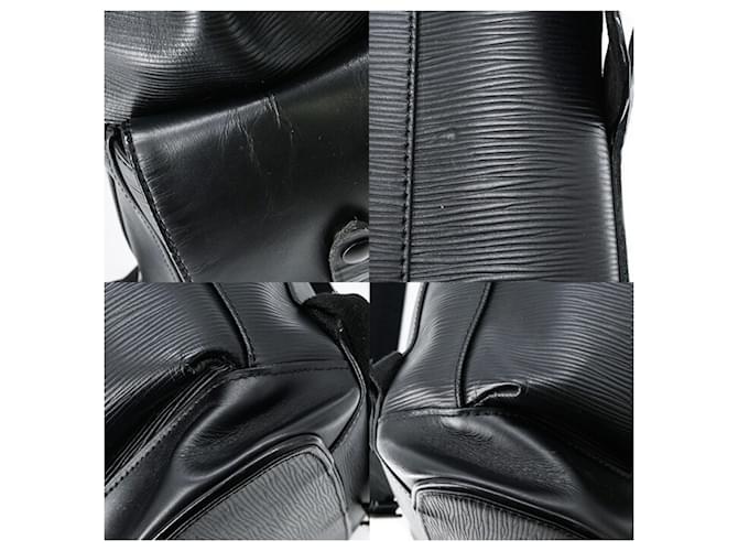Zaino Louis Vuitton Epi Christopher MM Nero - vista 8