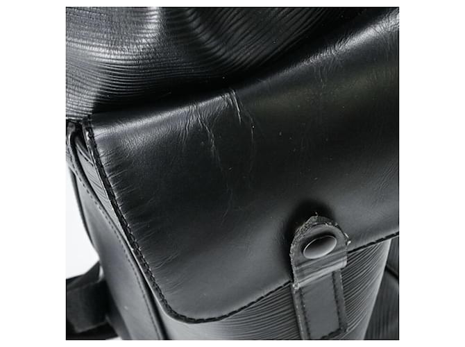 Zaino Louis Vuitton Epi Christopher MM Nero - vista 9