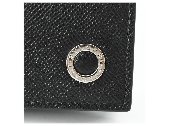 Bulgari Bvlgari Black Leather Card Holder - view 10
