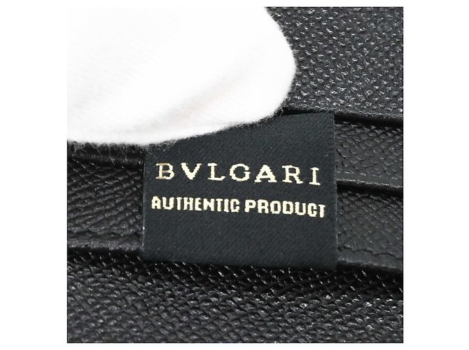 Bulgari Bvlgari Black Leather Card Holder - view 12