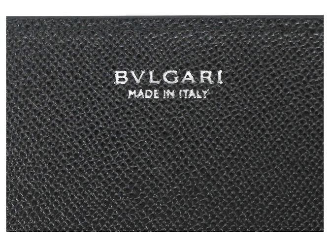 Bulgari Bvlgari Black Leather Card Holder - view 8