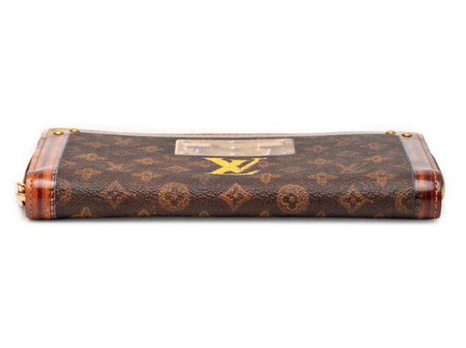 Louis Vuitton Monogram Transformed Trunk Time Zippy Wallet Braun - Ansicht 3