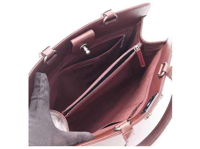 Chanel Boy V-Stitch Tote Bag Bordeaux - Ansicht 3