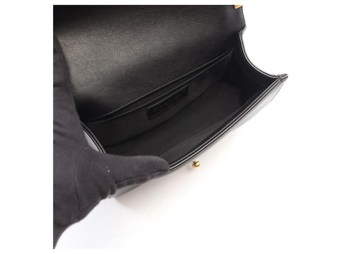 Chanel Boy Small Schultertasche Schwarz - Ansicht 3